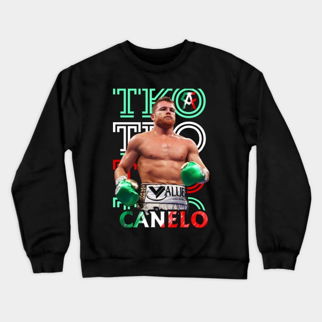 the winner of canelo alvarez Crewneck Sweatshirt by Brown777